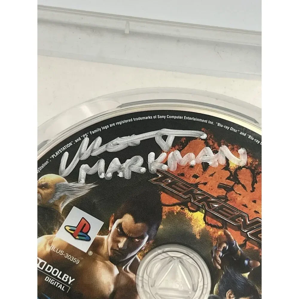 Tekken 6 PS3 SIGNED Autographed by MarkMan & Tekken Project Harada Katsuhiro